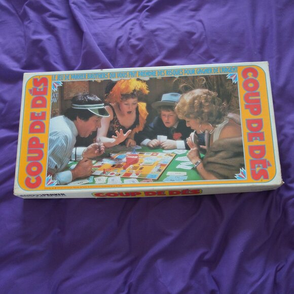 Vintage Ancien Parker Brothers 1975 Coup De Des Board Game Jeux de société - Picture 1 of 16